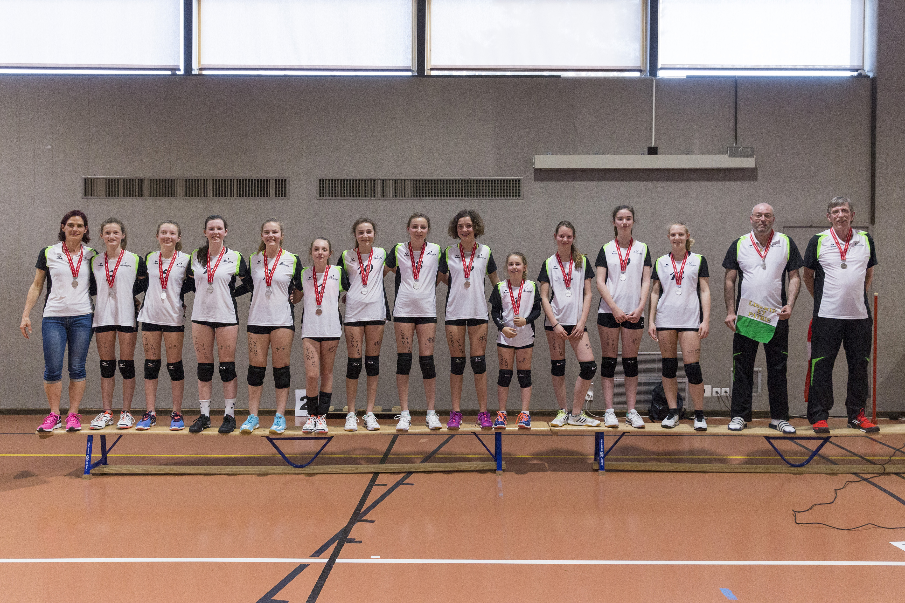 Vice-championnes suisse SAR filles 2017